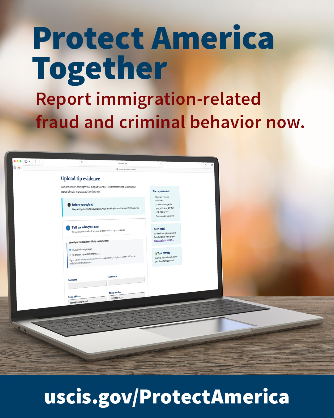 [USCIS · Threads] See something? Submit a report.