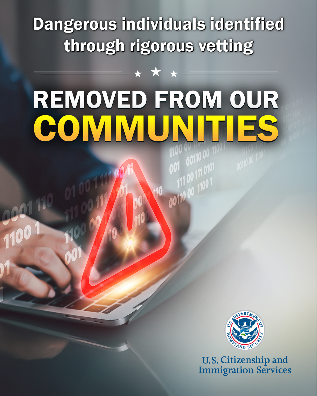 [USCIS · Threads] Our Orange County team identified an alien who entered the U.S. illegally and is…